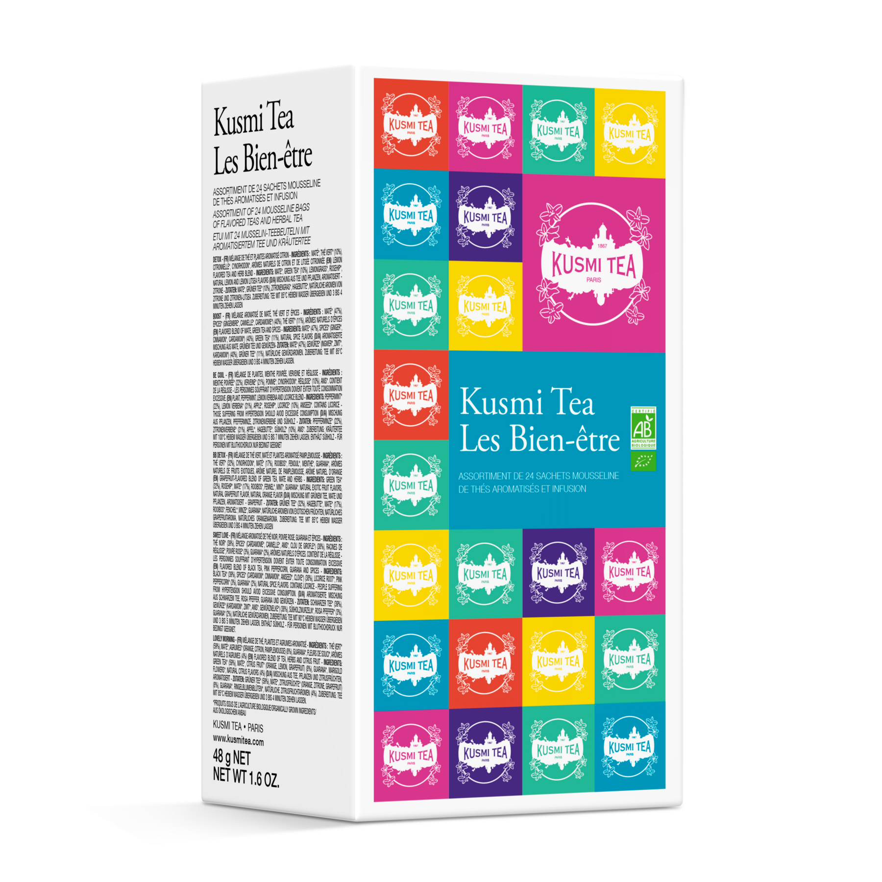 kusmi-tea-cofanetto-les-bien-tre-bio-24-bustine image 1