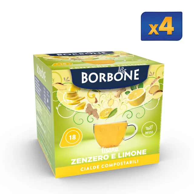 caff-borbone-tisana-zenzero-e-limone-cialde-benessere image 1