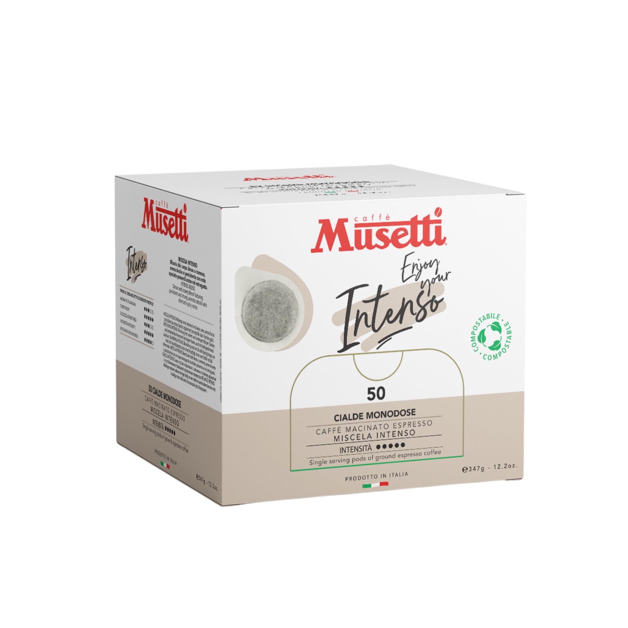 caff-musetti-miscela-intenso-50-cialde-ese-intensit-5-5 image 1