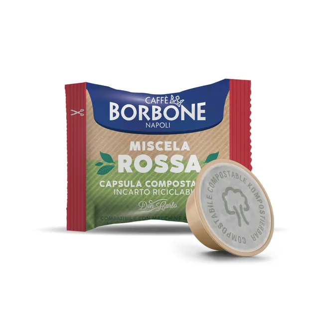 caff-borbone-don-carlo-miscela-rossa-capsule-compostabili-compatibili-lavazza-a- image 1