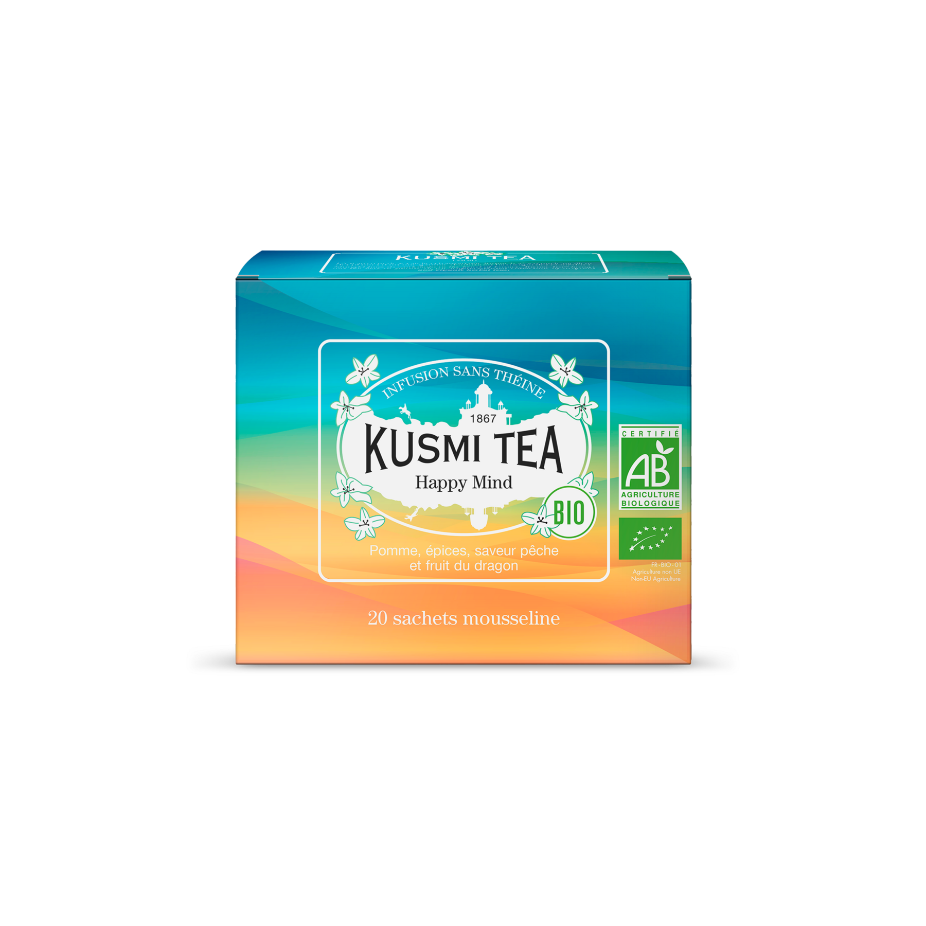 kusmi-tea-happy-mind-bio-infuso-limone-dragon-fruit-zenzero-curcuma image 6
