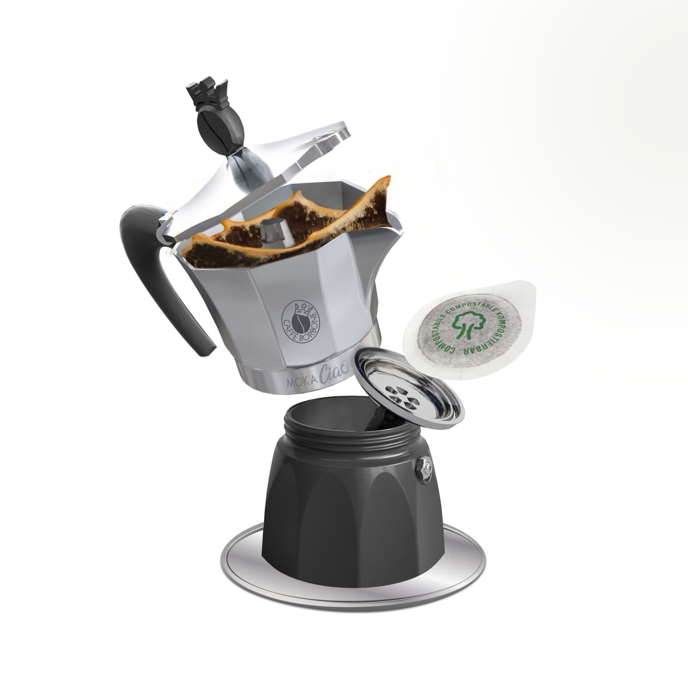 caff-borbone-mokaciao-a-cialde-per-gas-e-induzione-15-cialde-blu-omaggio image 2