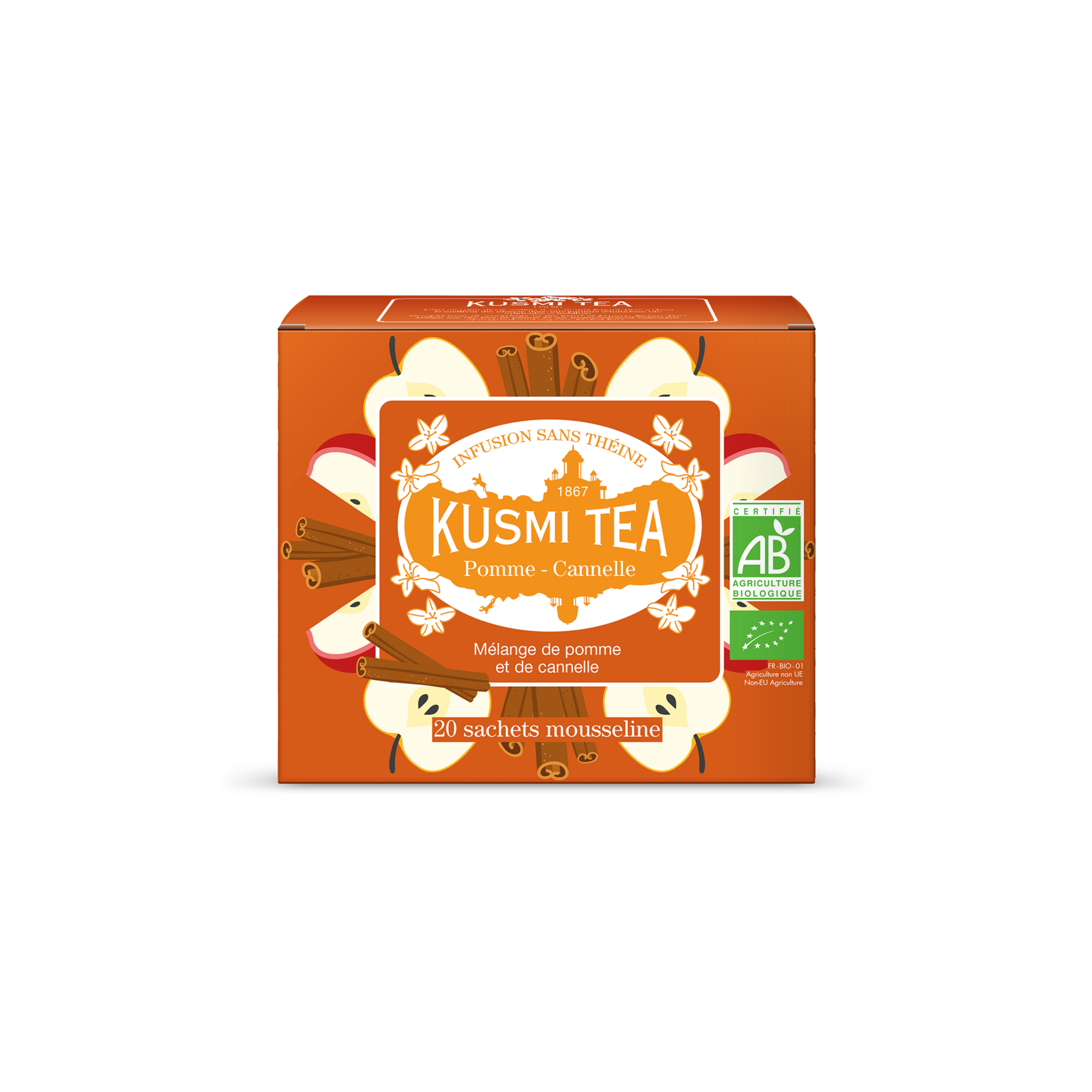 kusmi-tea-mela-cannella-bio-tisana-rooibos-senza-teina image 4