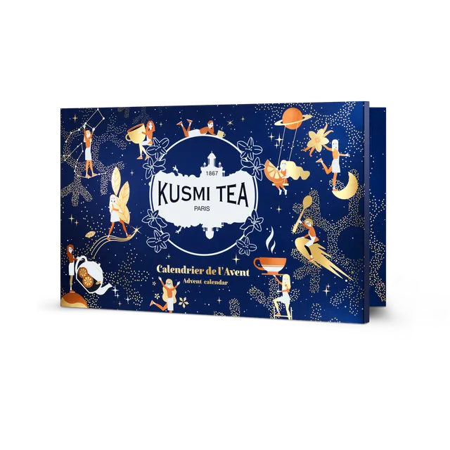 kusmi-tea-calendario-scoperta-24-bustine-cofanetto-t-neri-verdi-bianchi-e-tisane image 1