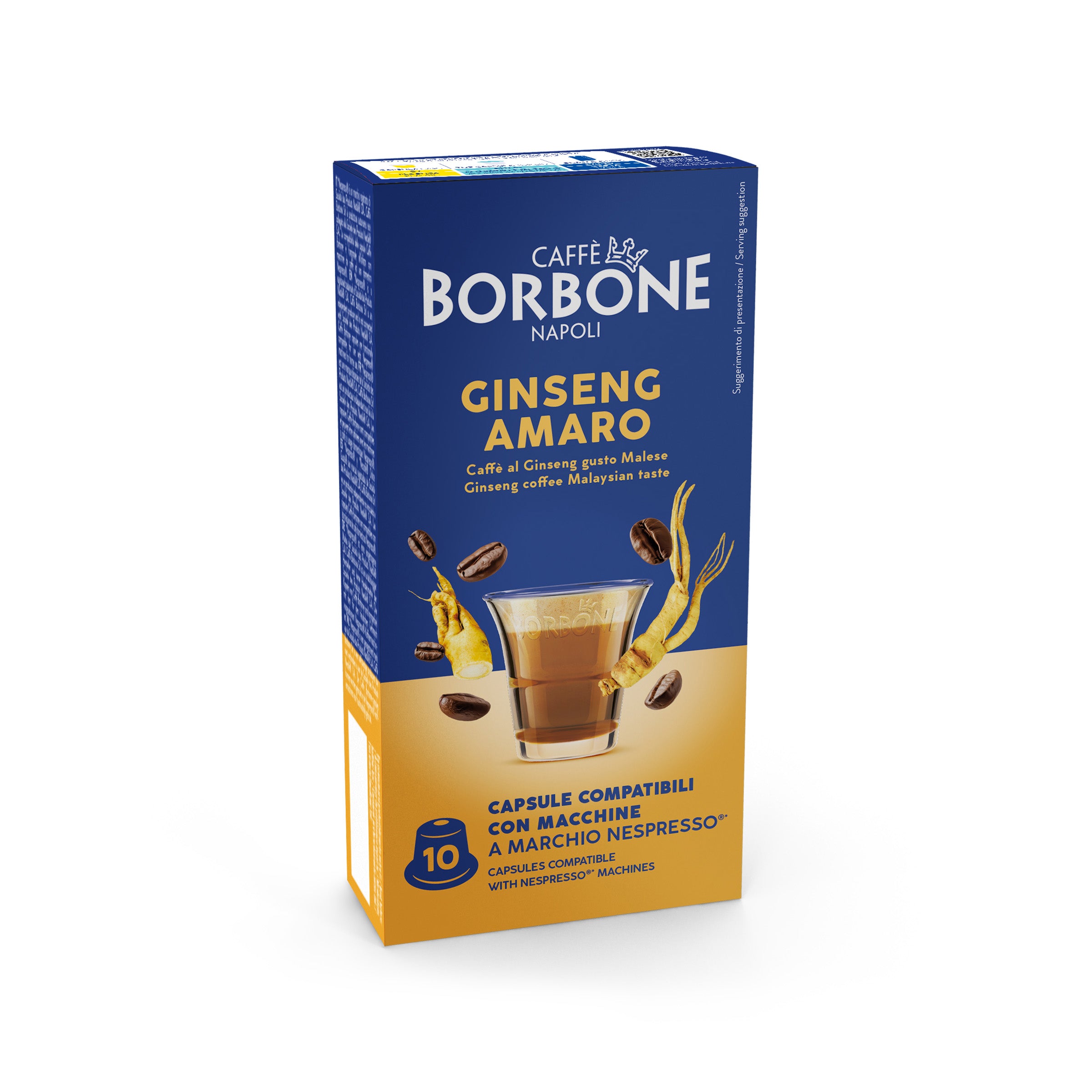 caff-borbone-ginseng-amaro-capsule-compatibili-nespresso-linea-capriccio image 1