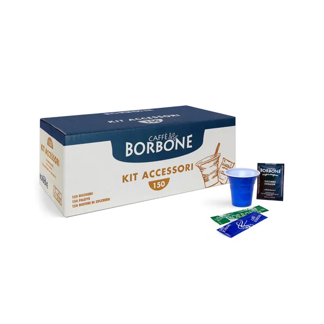 caff-borbone-kit-150-bicchieri-palette-e-zucchero image 1