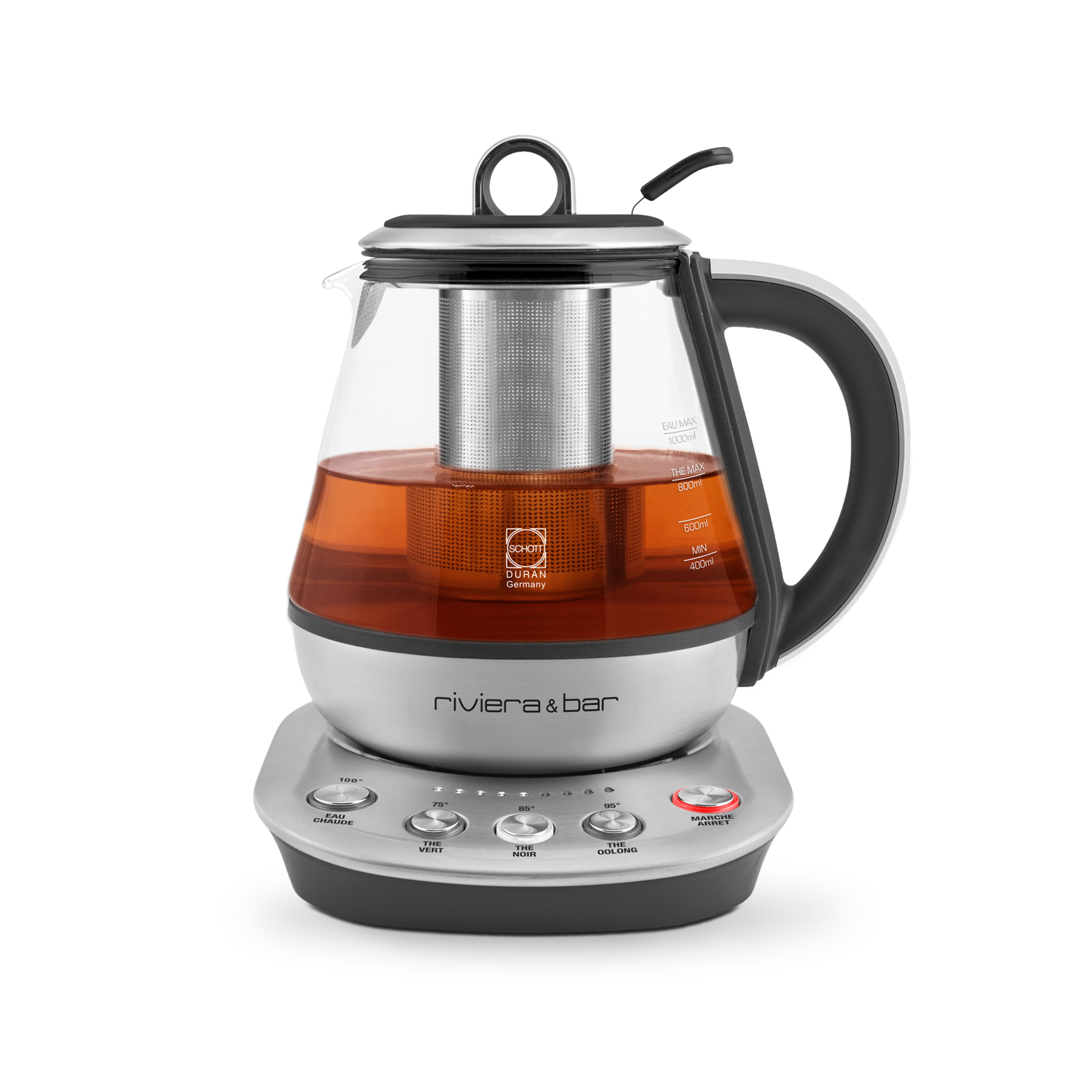 kusmi-tea-fujian-teiera-bollitore-automatico-in-vetro-da-1-litro image 1