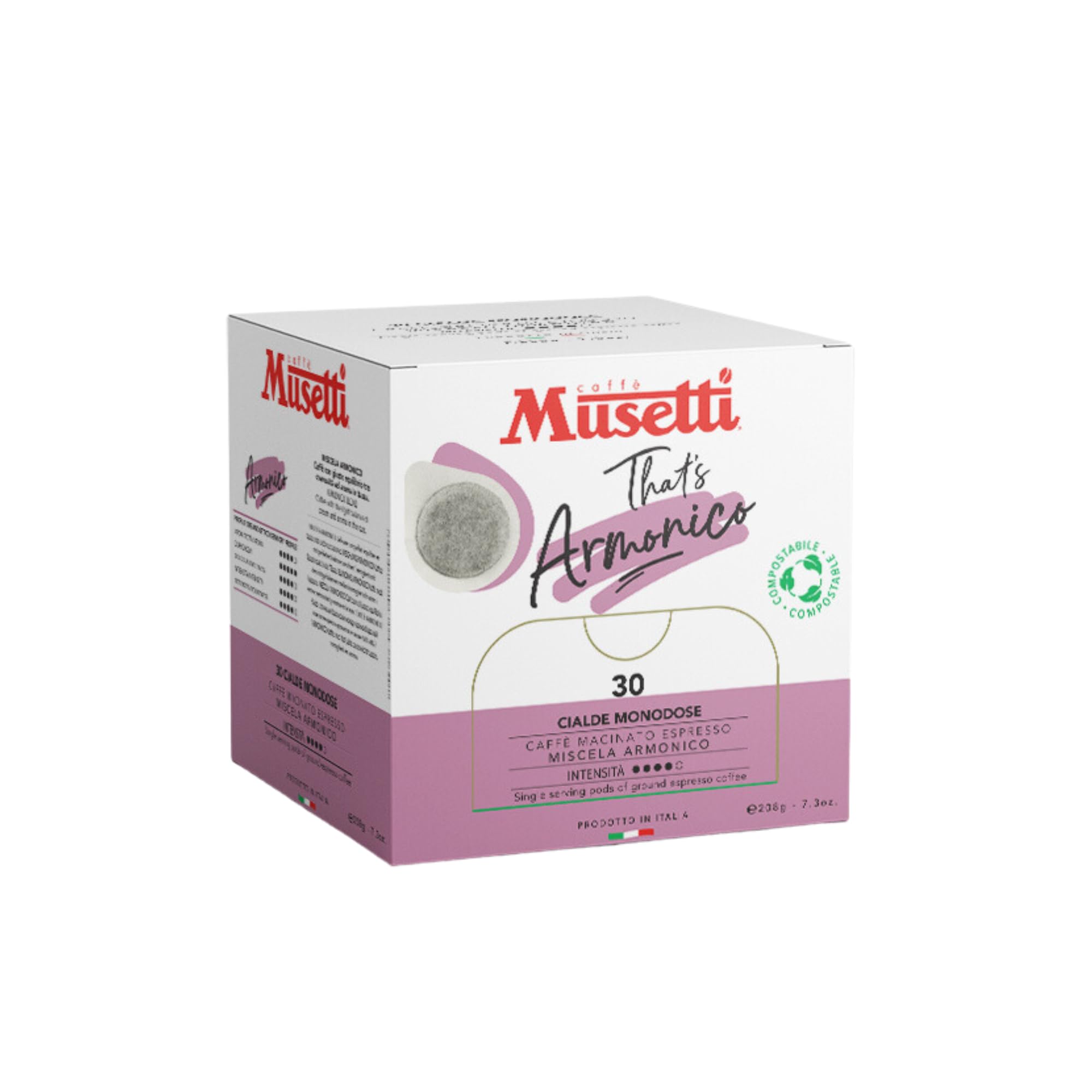 caff-musetti-armonico-30-cialde-arabica-e-robusta-intensit-4-5 image 1
