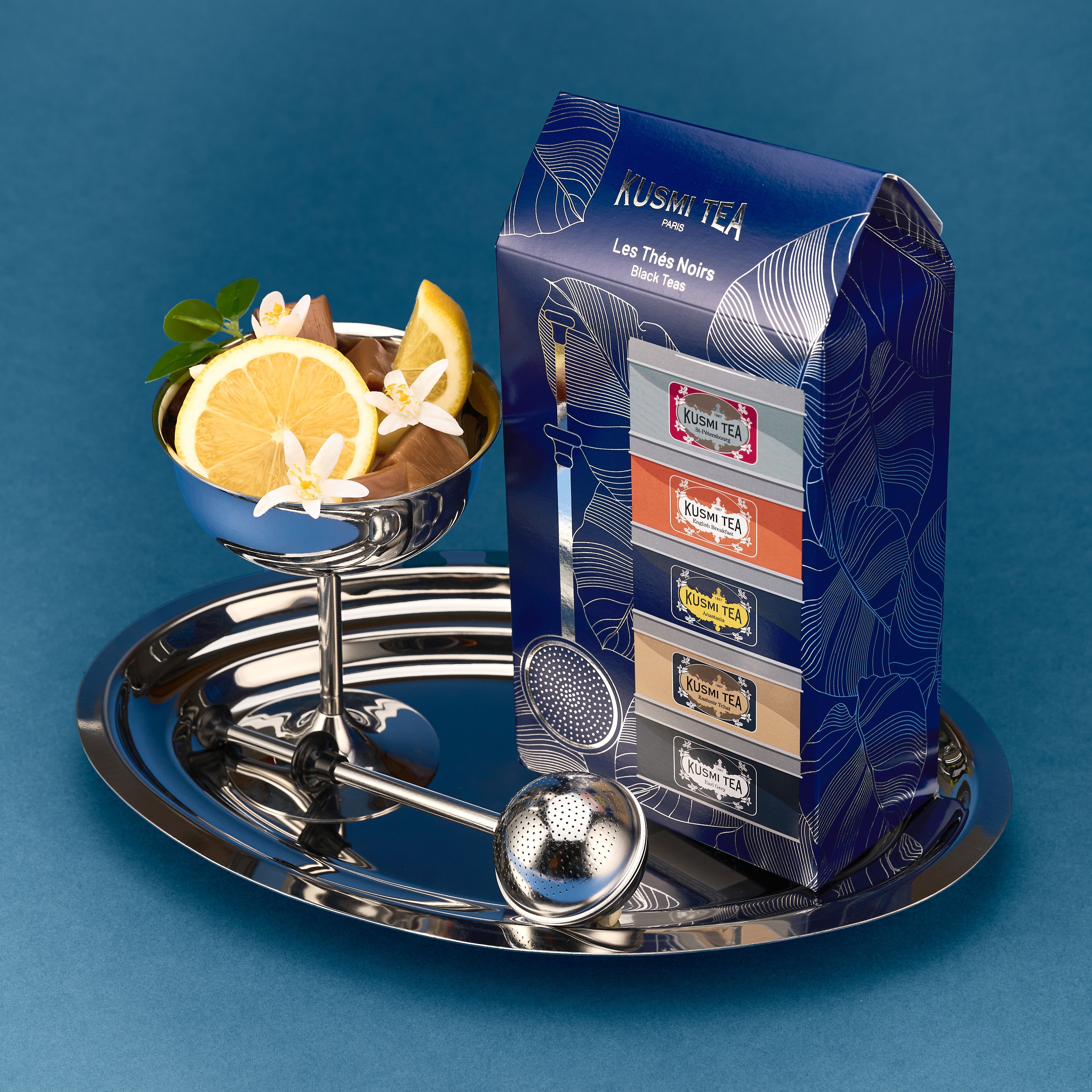 kusmi-tea-cofanetto-t-neri-bio-con-infusore-5-miniature-sfuse image 3