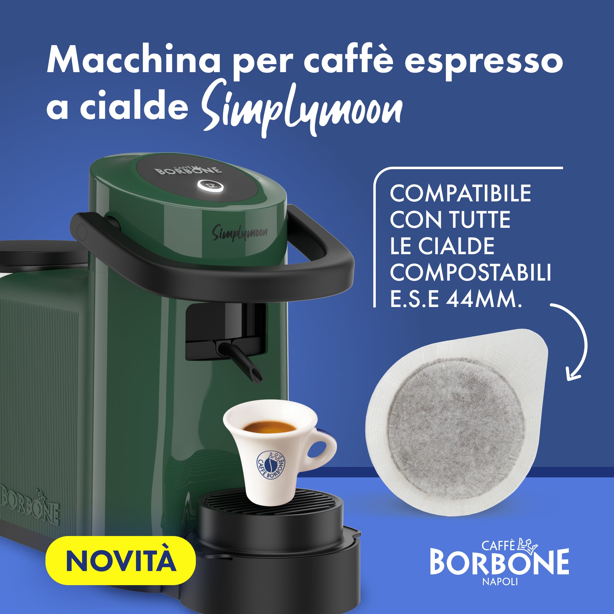 caff-borbone-simplymoon-verde-macchina-cialde-espresso-eco image 4