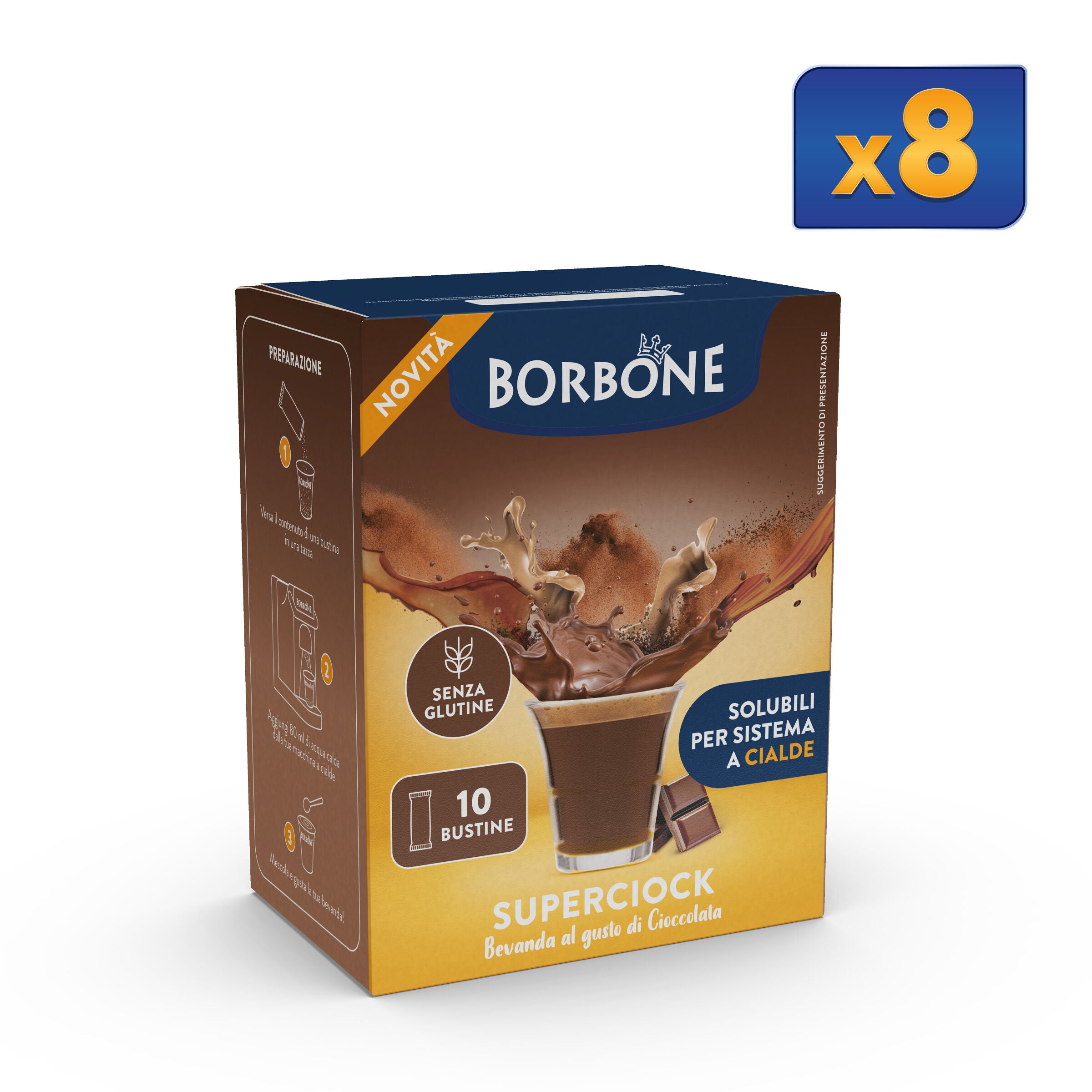 caff-borbone-superciock-stick-solubili-bevanda-al-gusto-cioccolata image 1