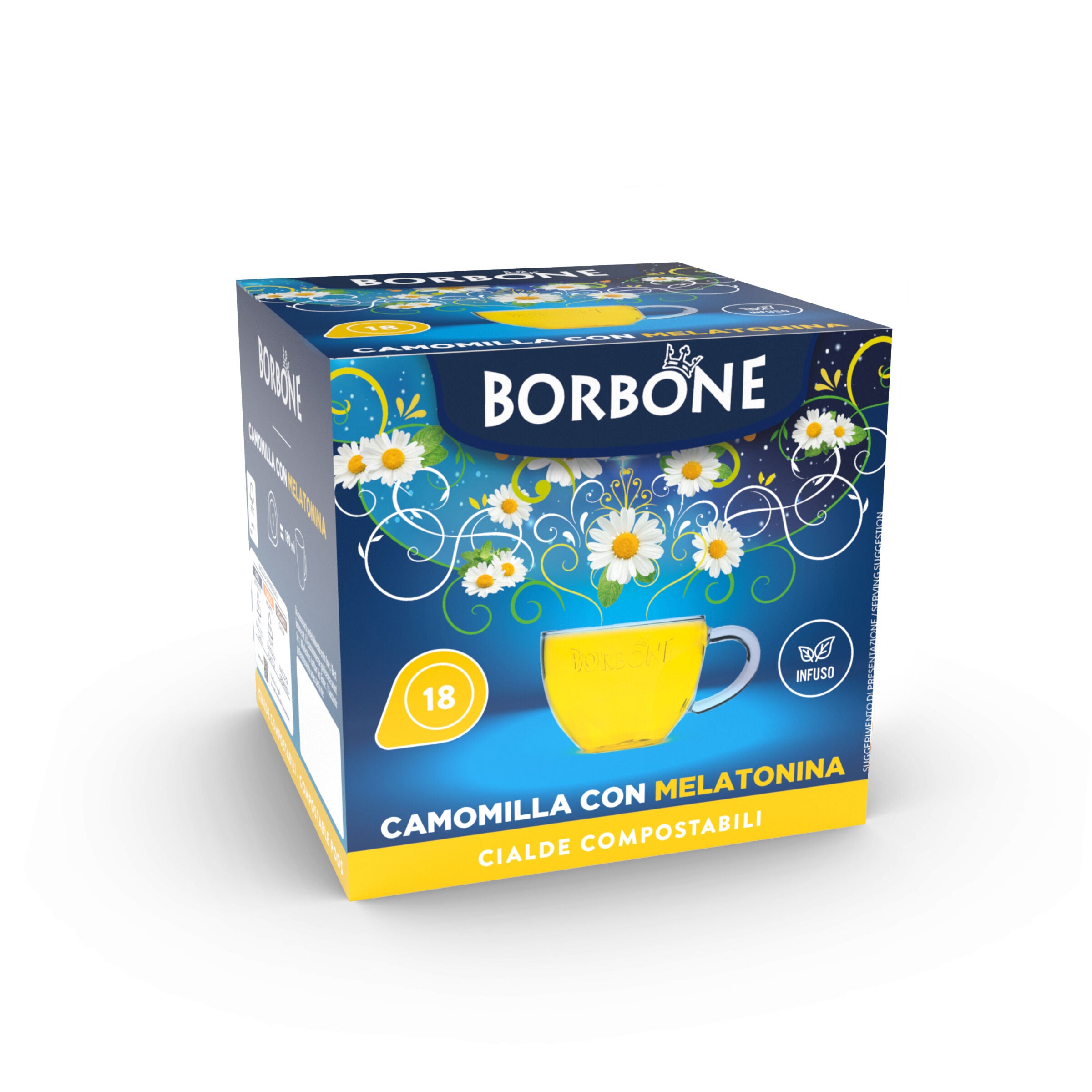 caff-borbone-camomilla-con-melatonina-cialde-aromatizzate-relax image 1