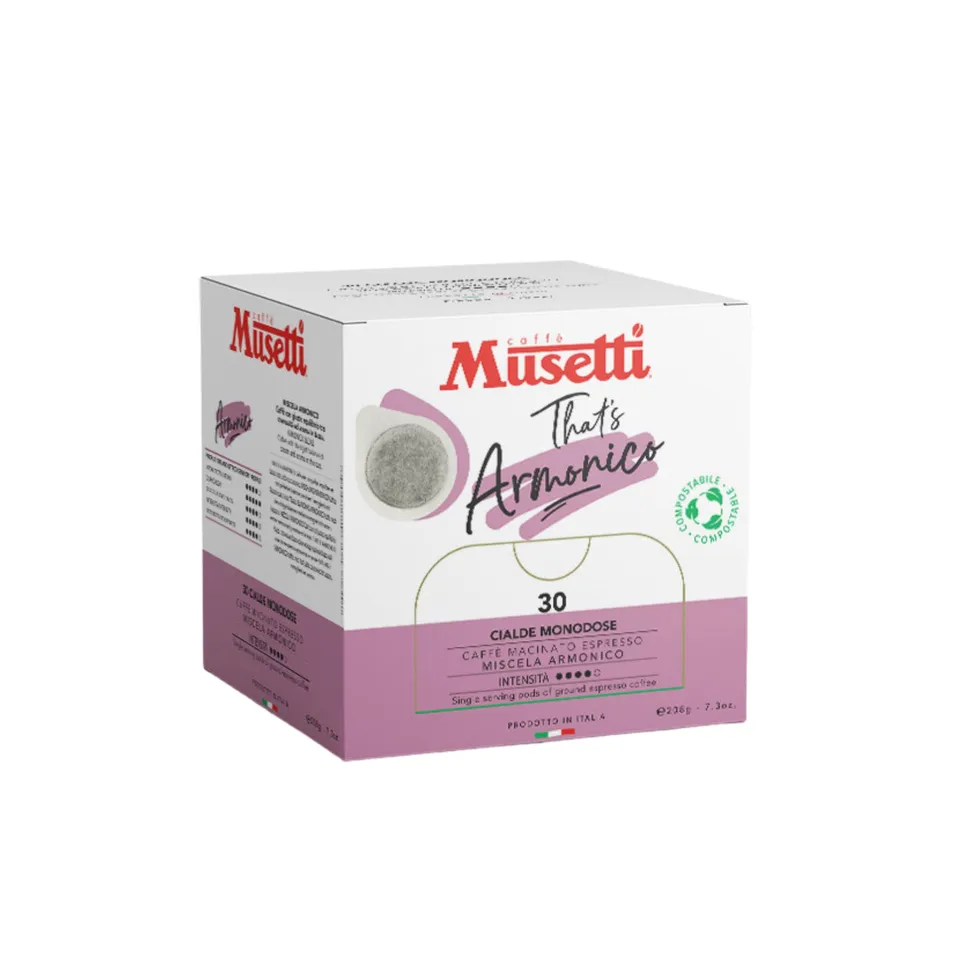caff-musetti-armonico-30-cialde-arabica-e-robusta-intensit-4-5 image 1