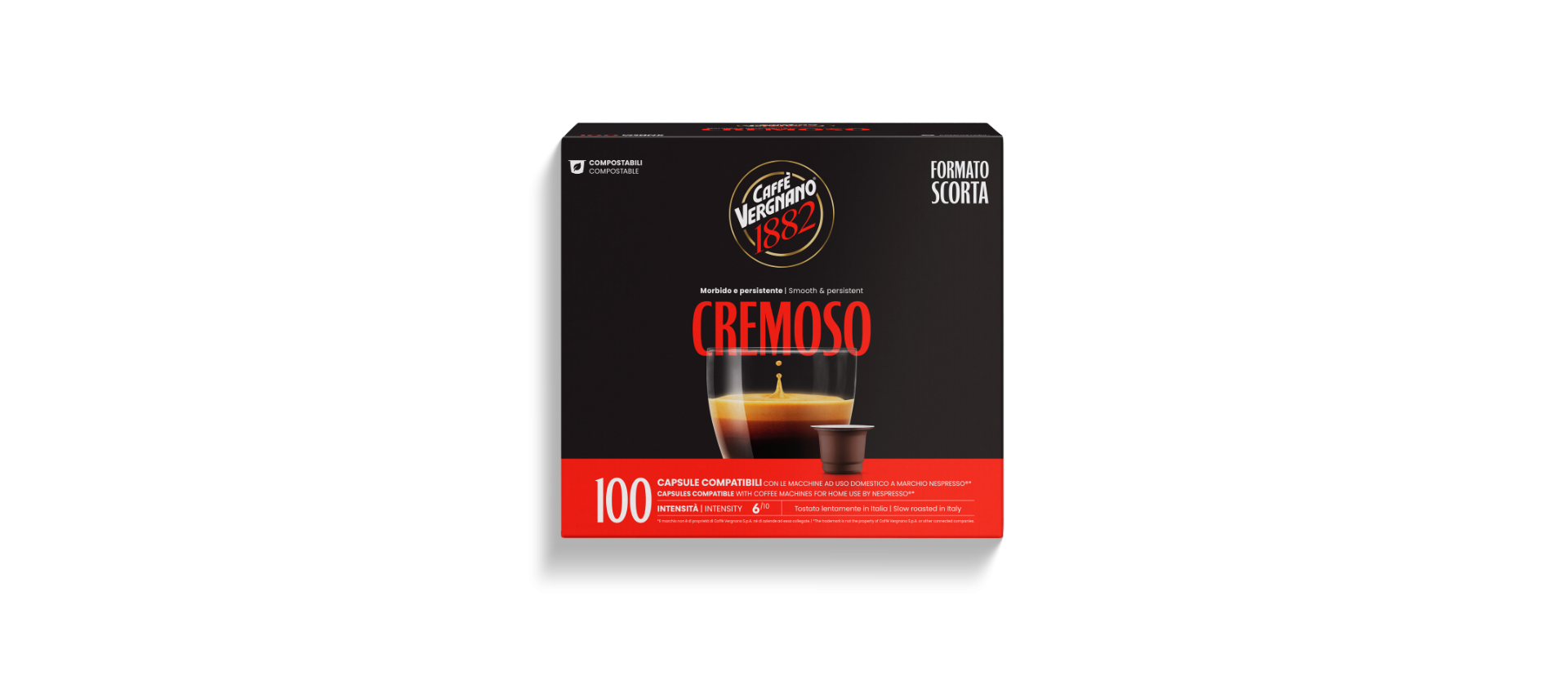 caff-vergnano-cremoso-capsule-compostabili-compatibili-nespresso-e-tr image 1