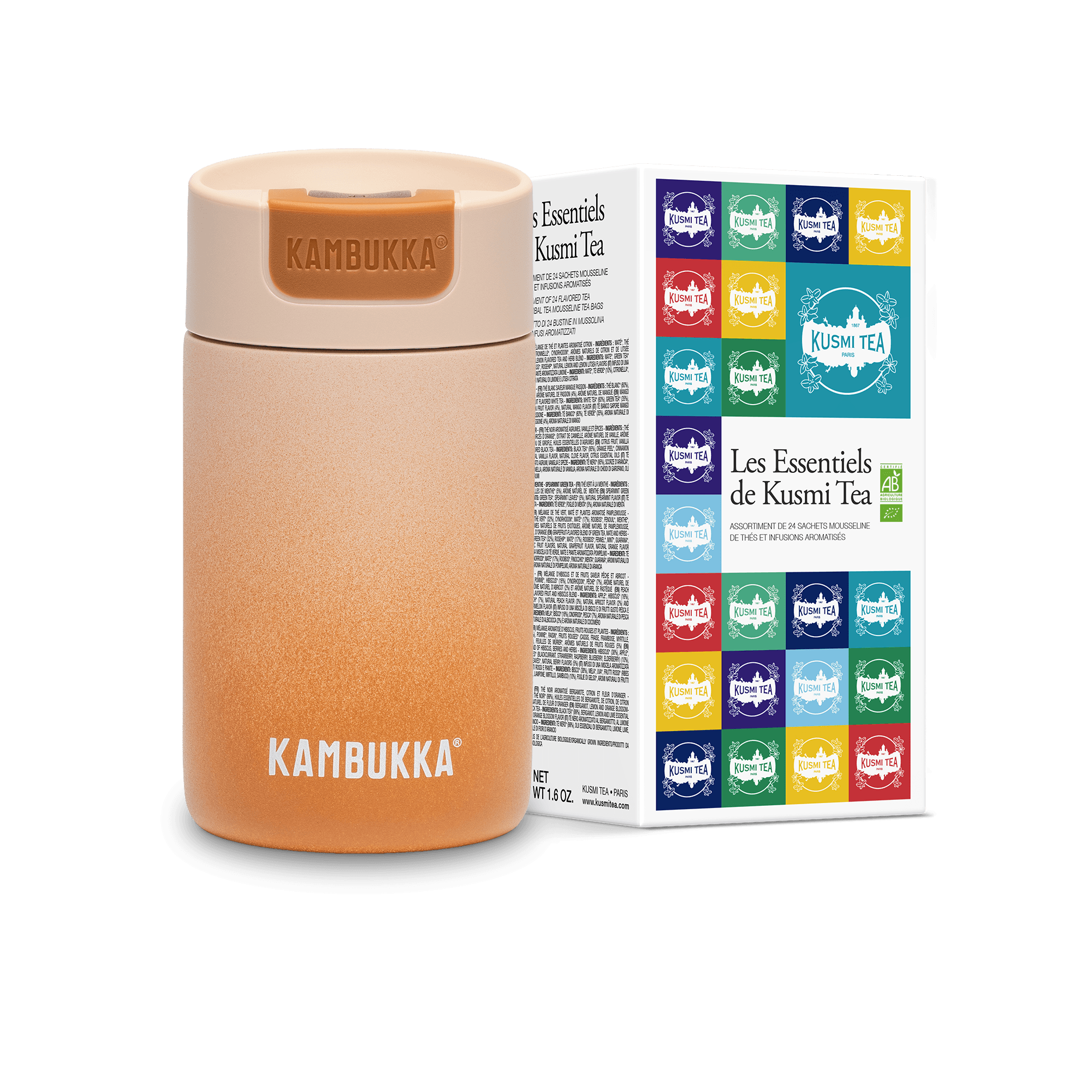 kusmi-tea-set-nomade-essentiels-cofanetto-con-tazza-da-viaggio-olympus-kambukka- image 1