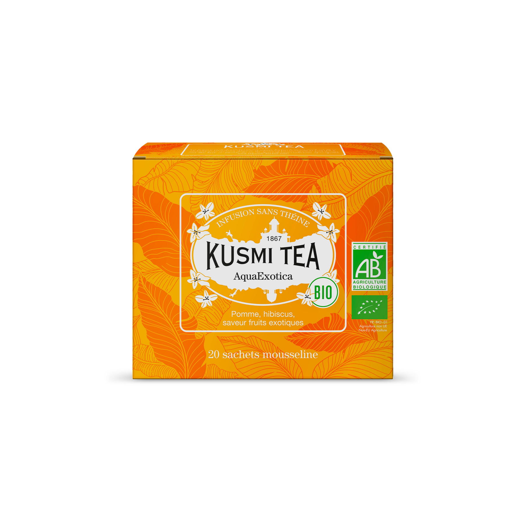 kusmi-tea-aquaexotica-bio-infuso-biologico-ibisco-mango-e-dragon-fruit image 8