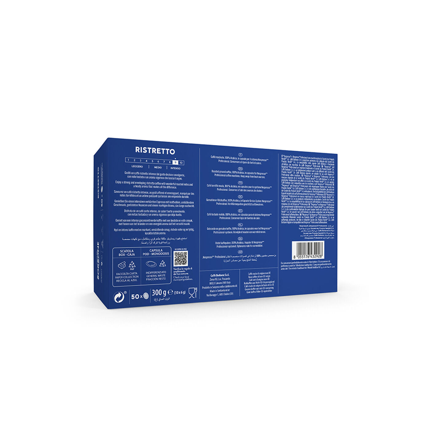 caff-borbone-capsule-compatibili-nespresso-professional-ristretto-intensit-9-10 image 3