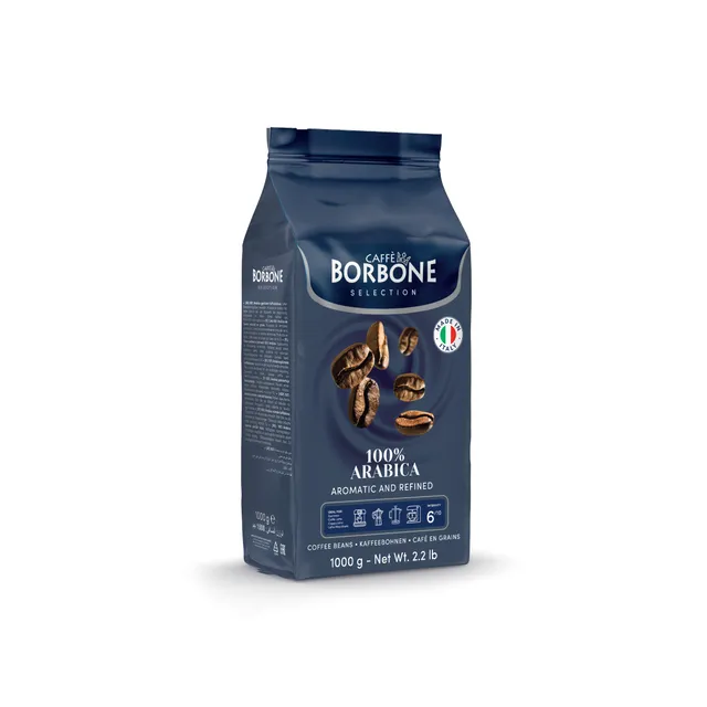 caff-borbone-100-arabica-caff-in-grani-intensit-6-10 image 1