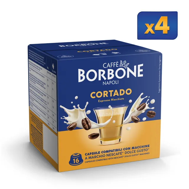 caff-borbone-cortado-capsule-compatibili-dolce-gusto-gusto-espresso-macchiato image 1