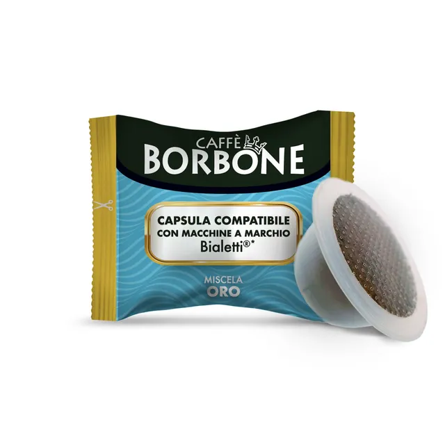 caff-borbone-miscela-oro-capsule-compatibili-bialetti image 1