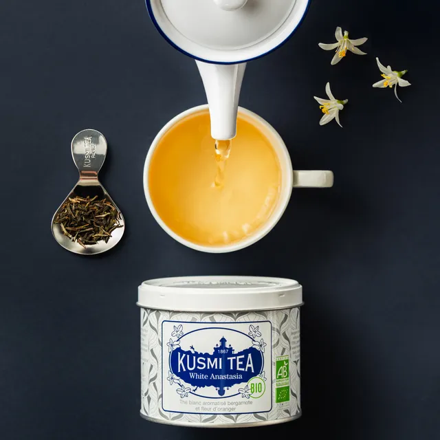 kusmi-tea-white-anastasia-bio-t-bianco-a-fiori-d-arancio-e-bergamotto image 1