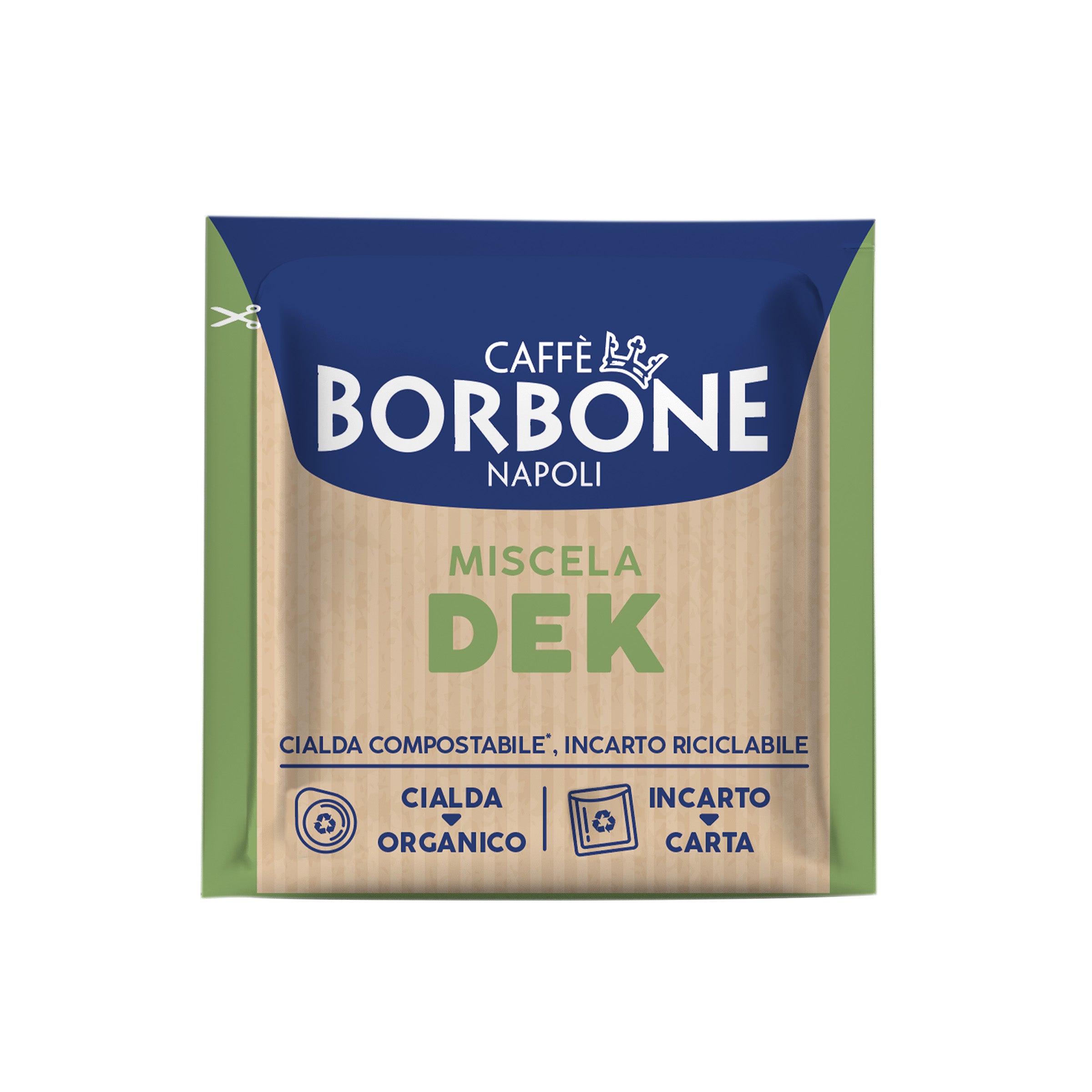 caff-borbone-cialde-ese-44-mm-miscela-verde-dek-decaffeinato image 2