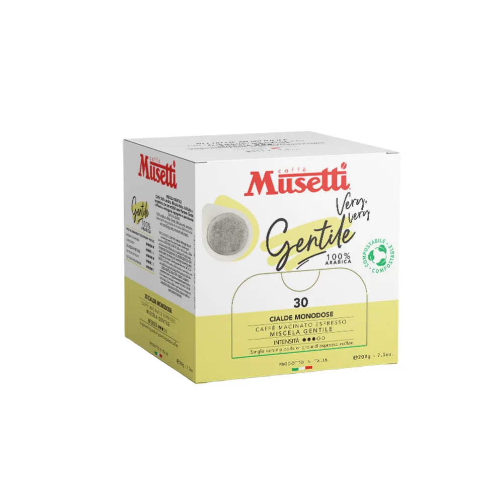 caff-musetti-gentile-30-cialde-100-arabica-intensit-3-5 image 1