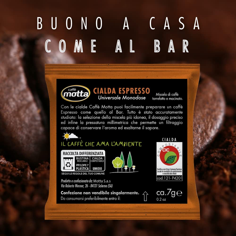 caff-motta-espresso-cremoso-50-cialde-ese-44-mm-compostabili image 3