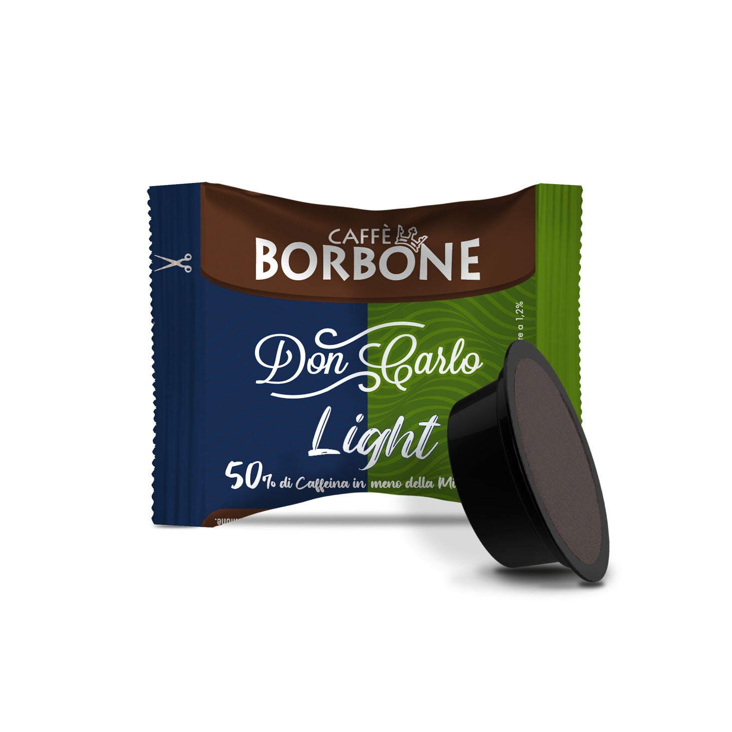 caff-borbone-miscela-light-50-blu-50-dek-capsule-compatibili-lavazza-a-modo-mio image 2