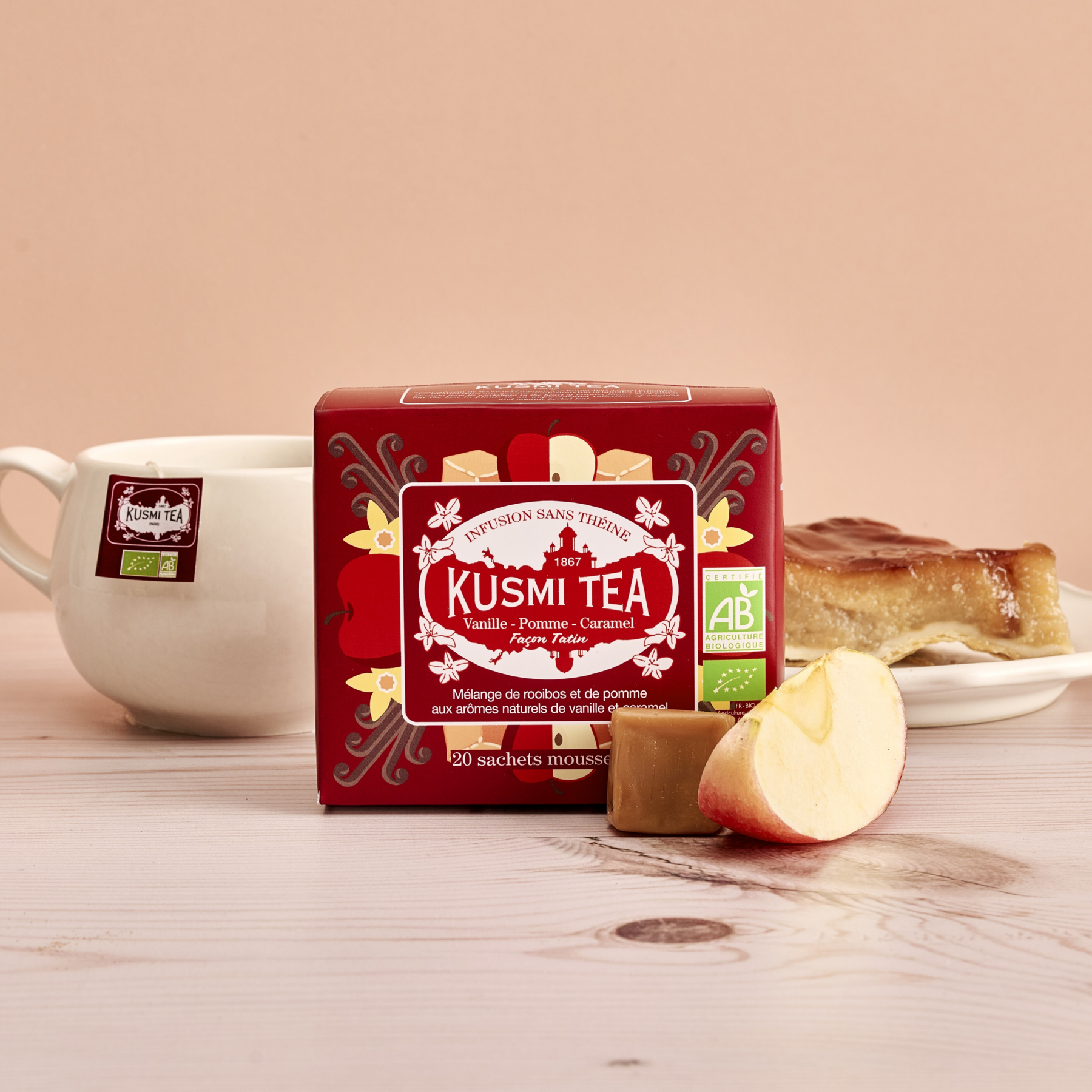 kusmi-tea-vaniglia-mela-caramello-stile-tatin-tisana-senza-teina image 4